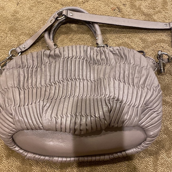 Coach purse. Brown texture color. Perfect condition - Picture 2 of 3